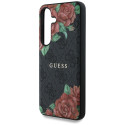 Guess nahast 4G lilledega mustriga metallist klassikalise logoga MagSafe Samsung Galaxy S25 ümbris m