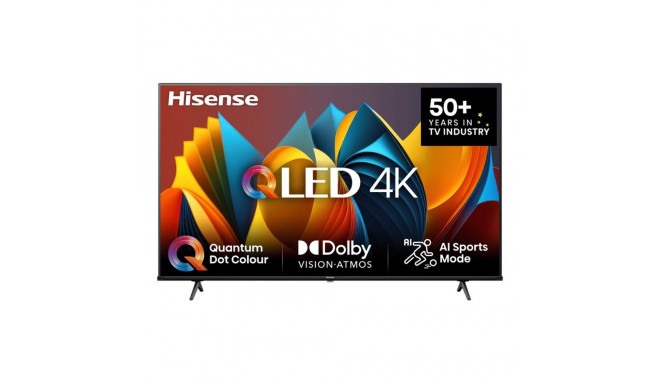 Hisense QLED Smart TV | 75E7NQ | 75" | Smart TV | VIDAA OS | UHD | Black