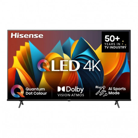 Hisense QLED nutiteler | 50E7NQ | 50" | nutiteler | VIDAA OS | UHD | must
