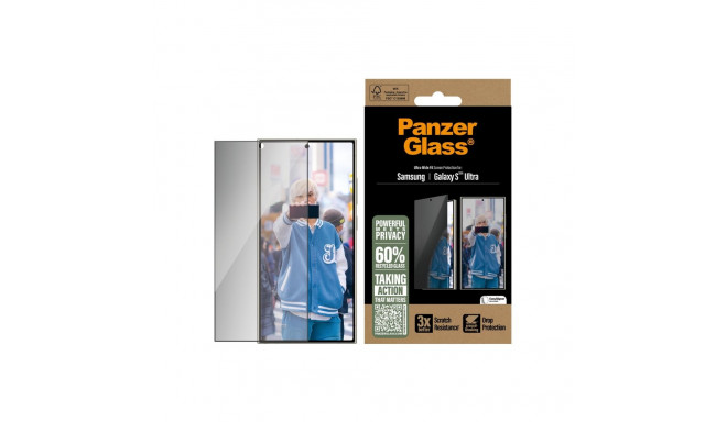 PanzerGlass Samsung Galaxy S25 Ultra privaatsus-ekraanikaitse, Ultra-Wide Fit