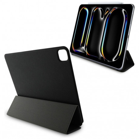 Karl Lagerfeld KLFC13PM24SAKCK iPad Pro 13" 2024 Book Cover black Saffiano Magnetic Karl &Ch