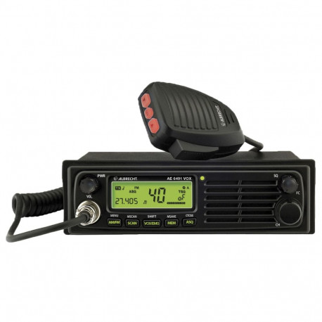Albrecht AE 6491 VOX CB radio 12/24V hands-free function.