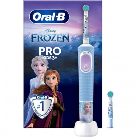 Oral-B Electric Toothbrush | Vitality Pro Frozen | Rechargeable | For children | Number of brush hea