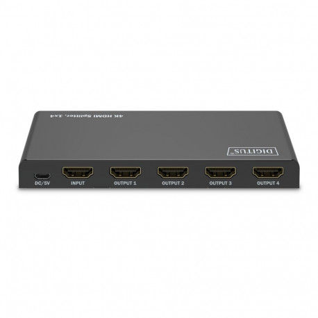 Digitus 4K HDMI Splitter, 1x4 | DS-55337 | Black