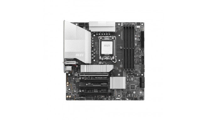 MSI PRO B860M-A WIFI | Protsessoriperekond Intel | Protsessori pesa LGA1851 | DDR5 | Toetatud kõvake