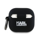 Karl Lagerfeld KLA4RUNKCHK AirPods 4 kate must silikoon Karl&Chaupette pea 3D