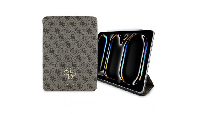 Guess GUFC11PM24PS4SGW iPad Pro 11" 2024 brown Magnetic 4G Big Logo