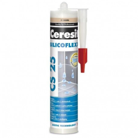 SANITARY SILICON CS25 280ML SIENA 47