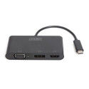 Digitus USB-C 3in1 Triple Monitor Adapter (HDMI, DP, VGA) | USB-C Graphics Adapter
