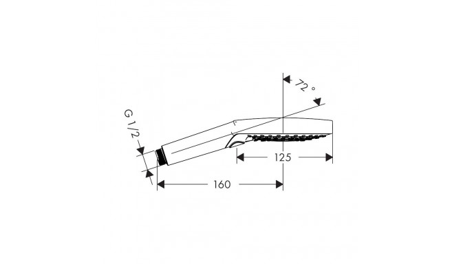 Dušiotsik Hansgrohe Raindance Select S 120, 26530000