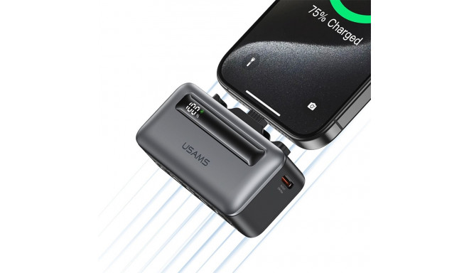USAMS Powerbank 4500mAh USB-C/Lightning 20W PD kiire laadimine hall XB Series 4K5CD23301 (US-C