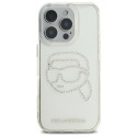 Karl Lagerfeld KLHCP16XHKHDCELT iPhone 16 Pro Max 6.9" läbipaistev kõvakate IML rhinestones Karl Hea