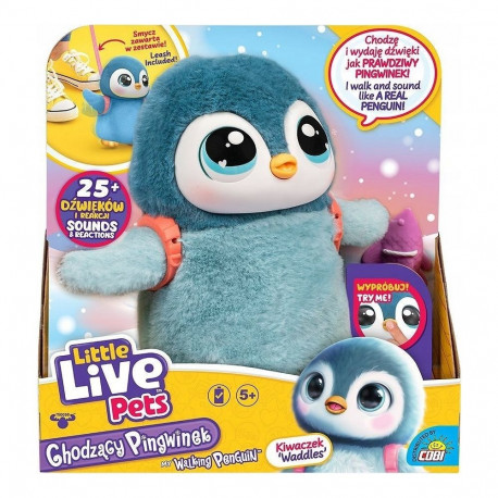 Cobi interaktiivne maskott Little Live Pets - kõndiv pingviin Kiwaczek