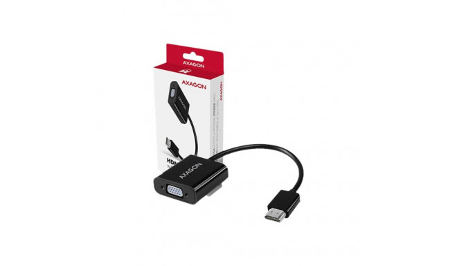 AXAGON aktiivne konverter HDMI–VGA 0.15 m