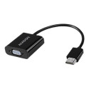 AXAGON aktiivkonverter HDMI-VGA 0,15 m