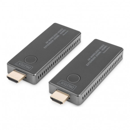 Digitus 4K juhtmevaba video pikendaja, 30 m (HDMI - HDMI) DS-55323 must/hõbedane