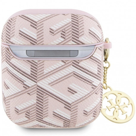 Guess GUA2PGCE4CP AirPods 1/2 cover pink GCube Charm