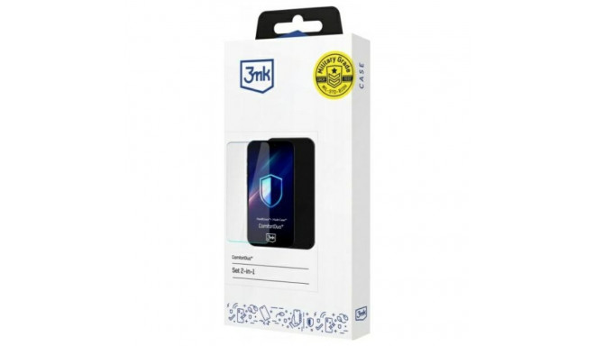 3MK ComfortDuo matt Sam A16 karastatud klaas + must ümbris, 2-ühes komplekt