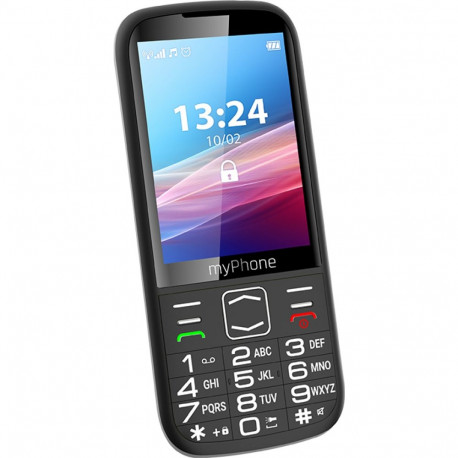 myPhone HALO 4 LTE, must, 3.5", TFT, 128 MB, 64 MB, kahe SIM-kaardiga, Bluetooth, põhikaamera eraldu