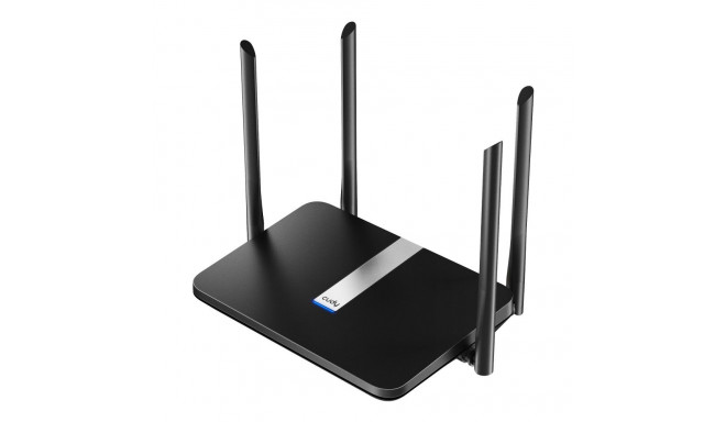 Cudy X6 juhtmevaba ruuter Gigabit Ethernet Dual-band (2.4 GHz / 5 GHz) Must