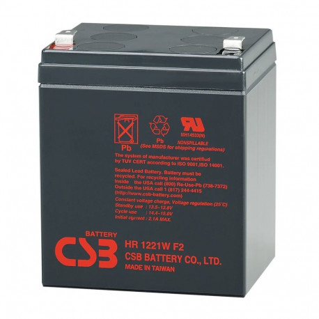 CSB Battery | Battery, 12 V | HR1221WF2 | 21 W