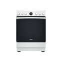INDESIT | Cooker | IS67V8CHW/E | Hob type Vitroceramic | Oven type Electric | White | Width 60 cm | 