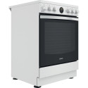 INDESIT Pliit IS67V8CHW/E | Keeduala tüüp Klaaskeraamiline | Ahi tüüp Elektriline | Valge | Laius 60