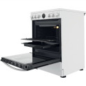 INDESIT | Cooker | IS67V8CHW/E | Hob type Vitroceramic | Oven type Electric | White | Width 60 cm | 