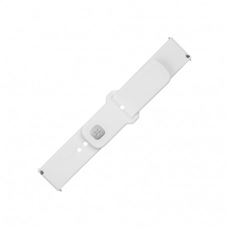 Fixed sportlik rihmakomplekt kiirkinnitusega 22mm nutikellale 160-235 mm valge silikoon