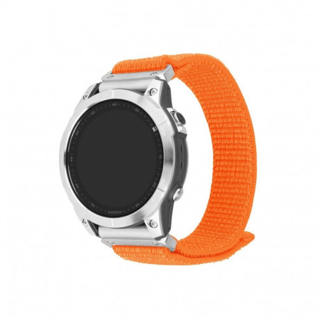 Fixed Sporty rihm Garmin QuickFit 26mm jaoks 160-210 mm oranž nailon
