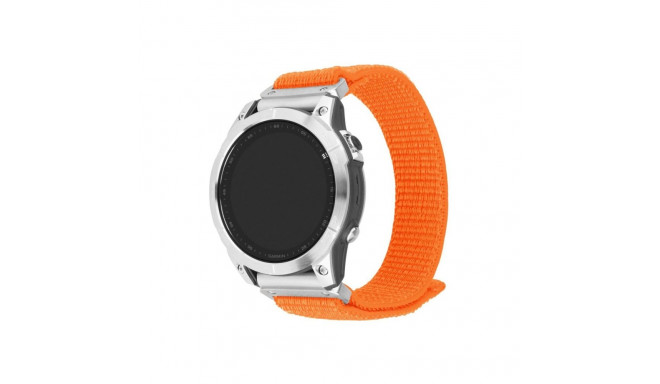 Fixed Sporty rihm Garmin QuickFit 26mm jaoks 160-210 mm oranž nailon