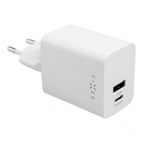 Fixed Mini USB-C/USB reisilaadija 45W | FIXC45M-CU-WH