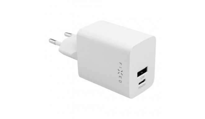 Fixed Mini USB-C/USB Travel Charger 45W | FIXC45M-CU-WH
