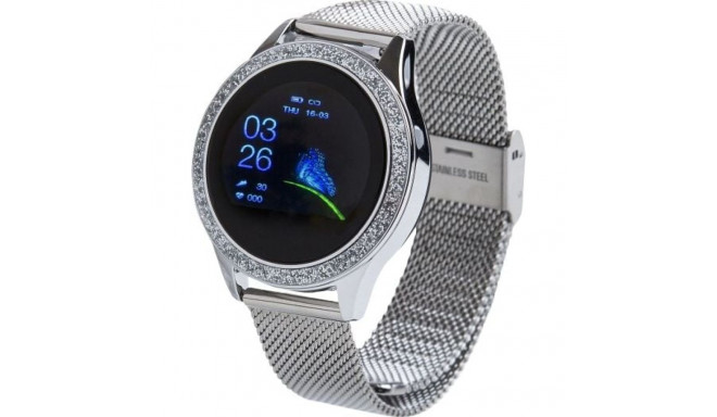 Oromed Oro Smart Crystal Smartwatch Silver (ORO-SMART CRYSTAL SILVER)