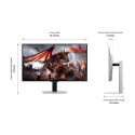 Samsung LS32DG802SUXDU | 32 " | OLED | 4K | 16:9 | 240 Hz | 0,03 ms | 3840 x 2160 pikslit | 200 cd/m