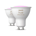 Philips Hue nutikas kohtvalgusti, 2 tk komplekt | GU10 | 4.2 W | Soe kuni jahe valge ja värviline.