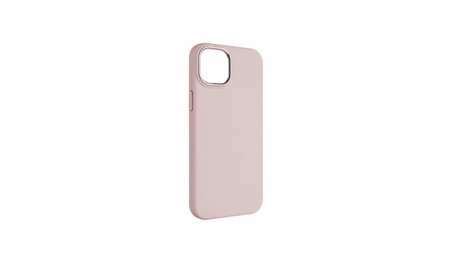 Fixed | MagFlow | Back cover | Apple | iPhone 15 | Liquid silicon | Pink