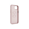 Fixed | MagFlow | Back cover | Apple | iPhone 15 | Liquid silicon | Pink