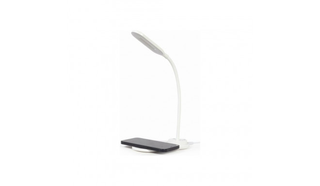 Gembird lauavalgusti juhtmevaba laadijaga TA-WPC10-LED-01-W