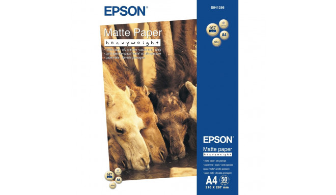 Matte Paper Heavy Weight, DIN A4, 167g/mÂ², 50 Sheets