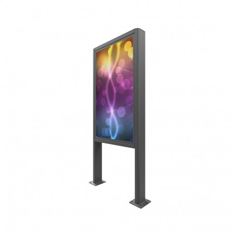 EDBAK | Floor stand | POK101 | 55 " | Maximum weight (capacity) 80 kg | Black