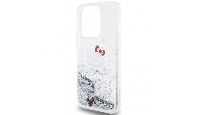 Hello Kitty HKHCP13LLIKHET iPhone 13 Pro/ 13 6.1" hõbedane kõvakorpus vedel sädelus võlud Kitt