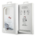 Hello Kitty HKHCP13LLIKHET iPhone 13 Pro/ 13 6.1" hõbedane kõvakorpus vedel sädelus võlud Kitt