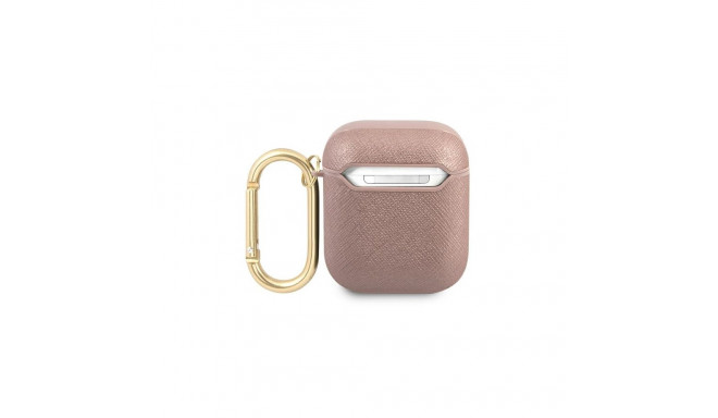 Guess GUA2SASMP AirPods kate roosa Saffiano Script Metal Collection