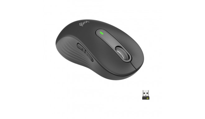 Logitech Signature M650 L vasak juhtmevaba hiir, RF juhtmevaba + Bluetooth, 2000 DPI, grafiit