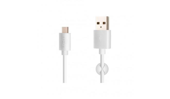 Fixed | Data And Charging Cable With USB/USB-C Connectors | White