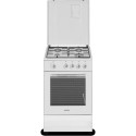 Simfer | Cooker | 4401SGRBB | Hob type Gas | Oven type Gas | White | Width 50 cm | Depth 55 cm | 49 