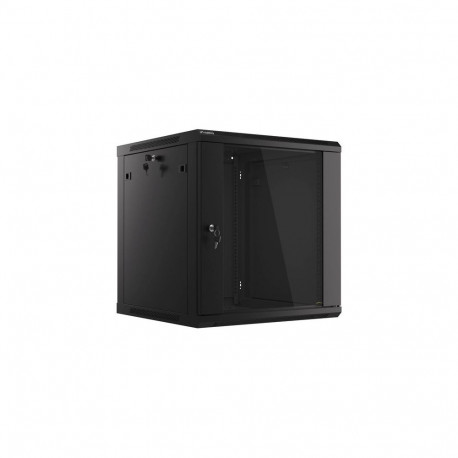 Lanberg rack-kapp WF01-6612-10B 12U seinakinnitusega, must