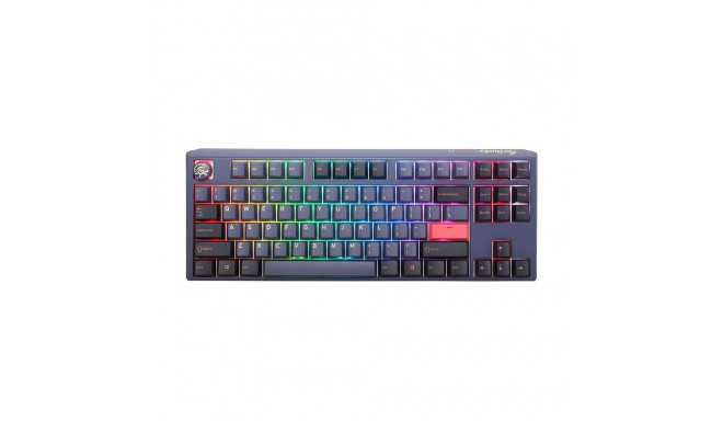 Ducky One 3 TKL klaviatuur gaming USB sinine