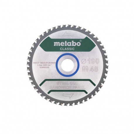 Metabo circular saw blade FZ/FA 190x30x48 Steel/Sa